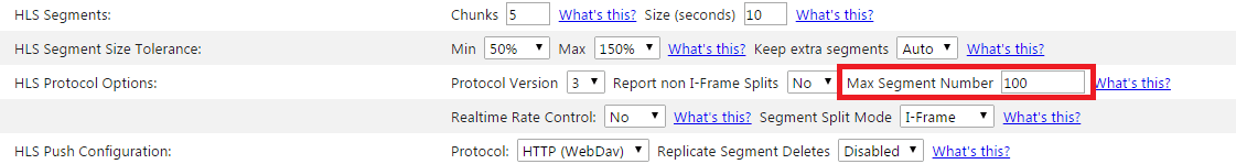 Maxsegments